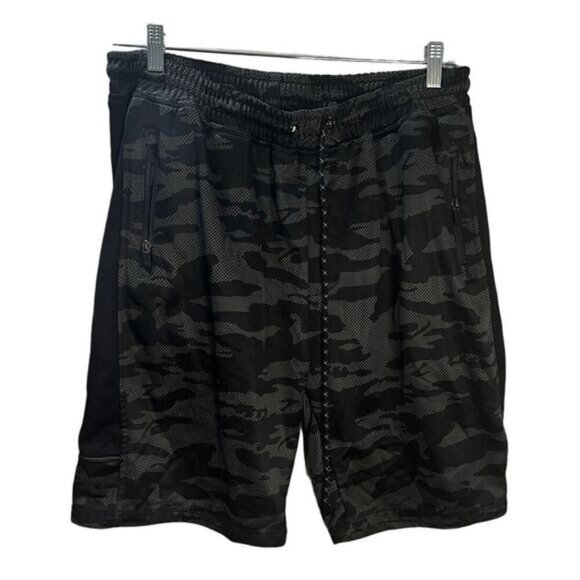 Men's Athletic Camo Shorts Gym Basketball‎ Training Drawstring XL - Picture 1 of 4